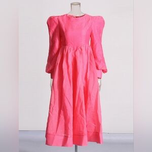 Chic Long Sleeve Empire Waist Dress